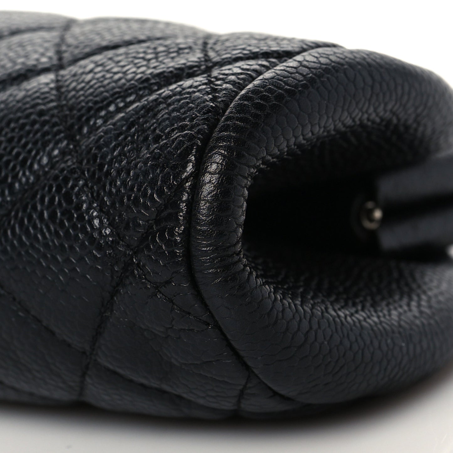 Caviar Quilted Timeless Clutch Black