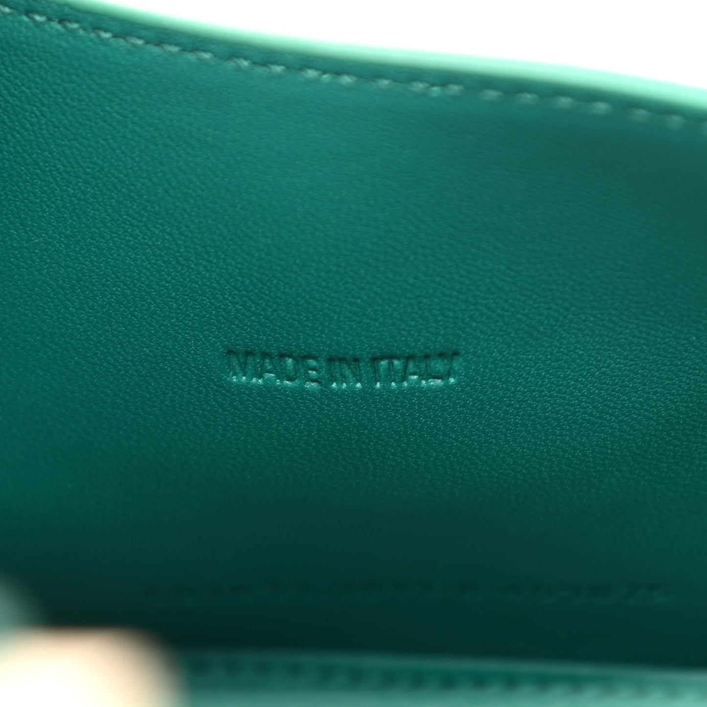 Shiny Calfskin Crocodile Embossed Hourglass Top Handle Bag XS Jade