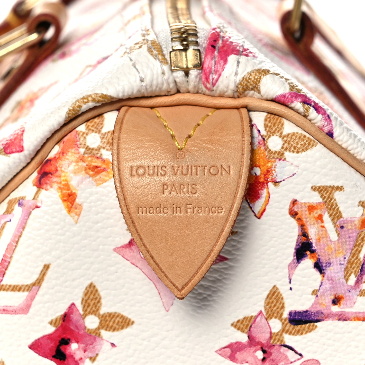 Louis Vuitton Watercolor Aquarelle Speedy 35 White 6 of 17