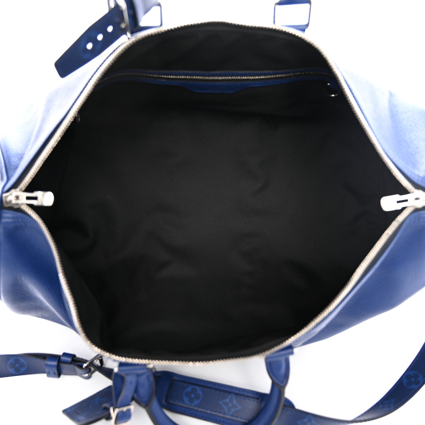 Taiga Monogram Eclipse Keepall Bandouliere 50 Pacific Blue