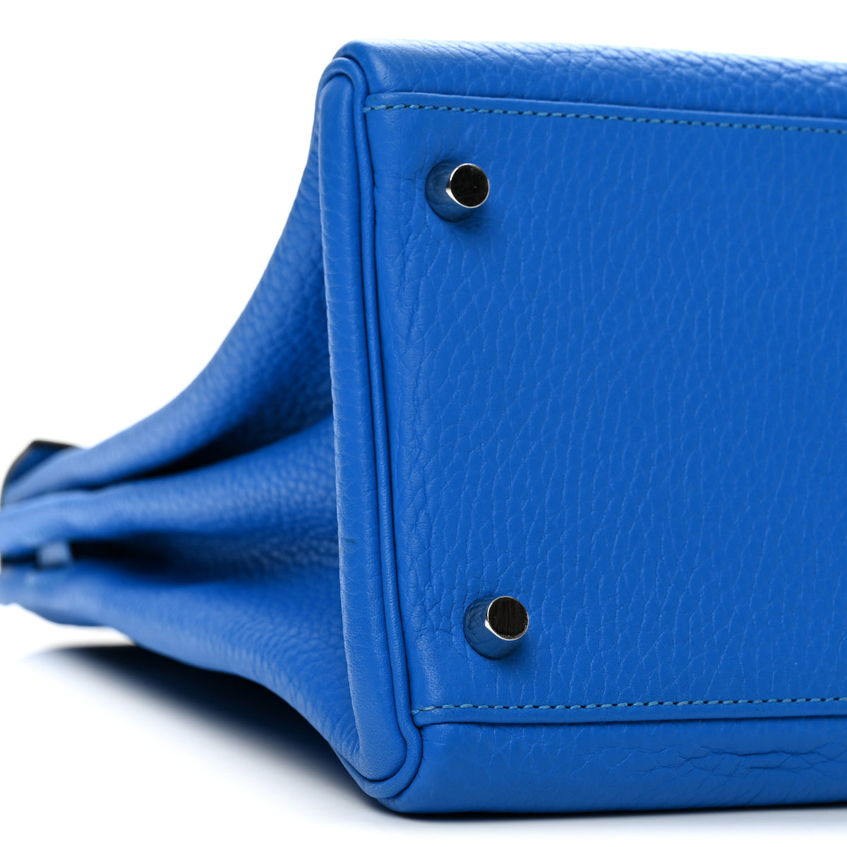 Hermes Taurillon Clemence Kelly Retourne 35 Bleu Hydra 9 of 13
