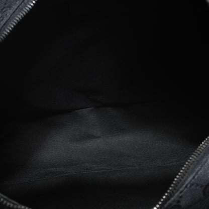 Gucci Monogram Medium Horsebit Chain Hobo Bag Black 5 of 7