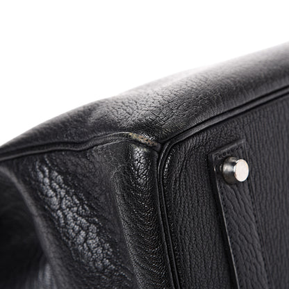 Hermes Chevre De Coromandel Birkin 40 Black 8 of 26