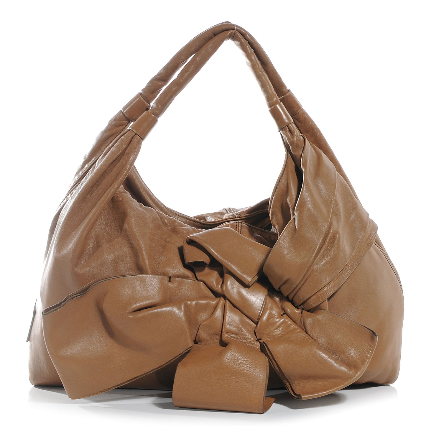 Nappa Premier Bow Hobo Brown