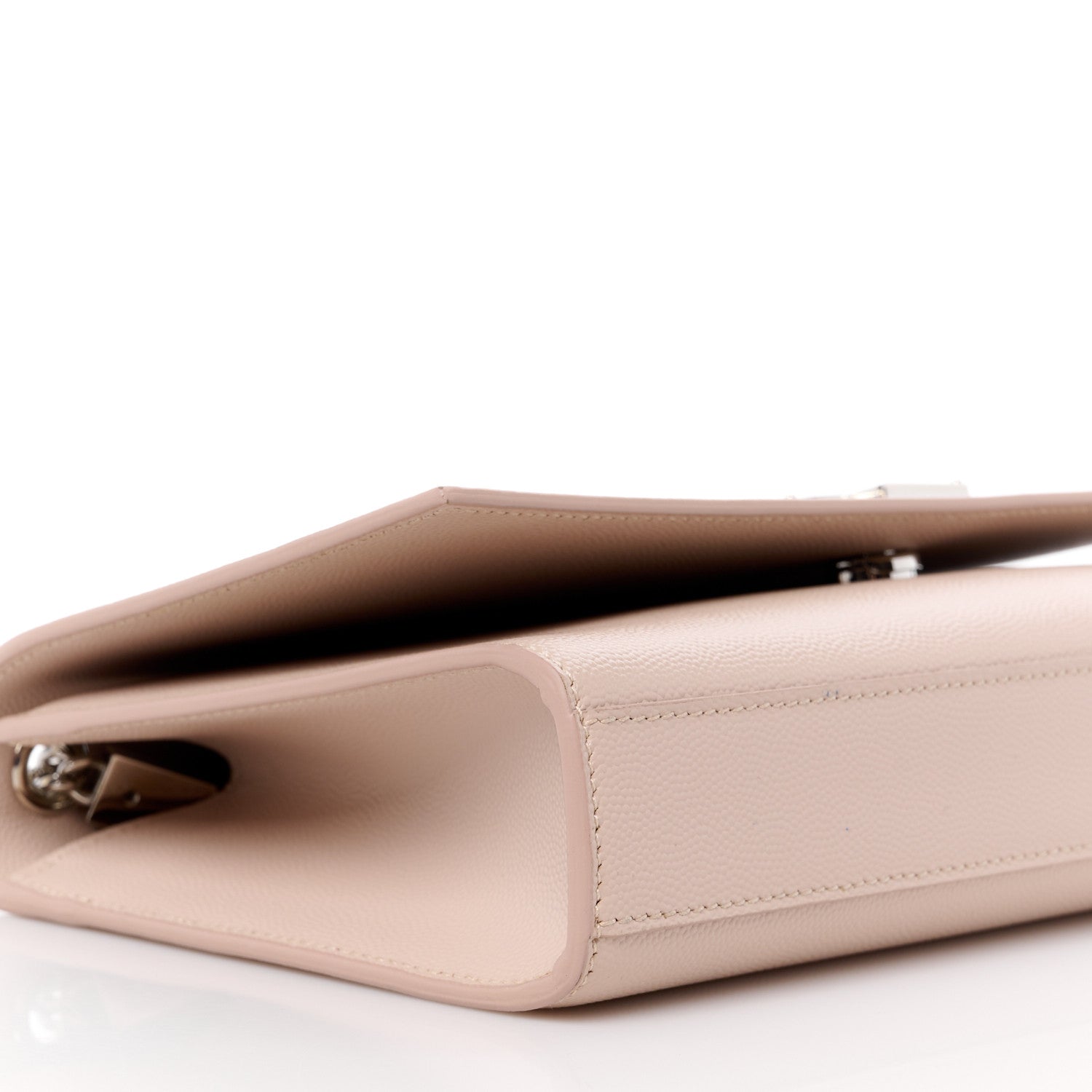 Saint Laurent Grain De Poudre Medium Monogram Kate Satchel Rose Poudre 10 of 11