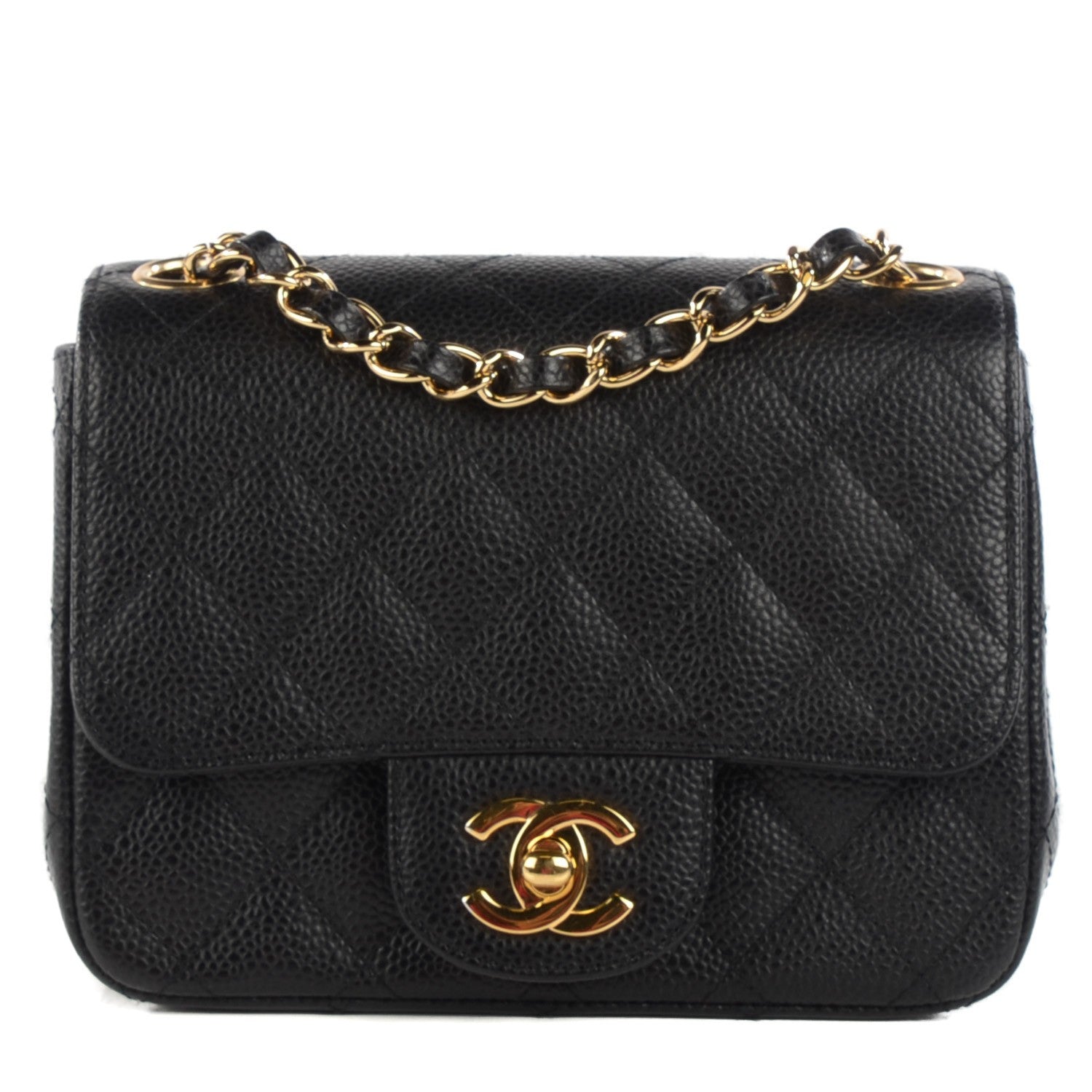 Chanel Caviar Quilted Mini Square Flap Black 1 of 7