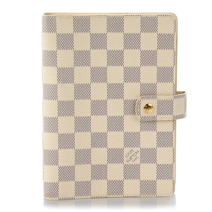Louis Vuitton Damier Azur Medium Ring Agenda Cover 1 of 7