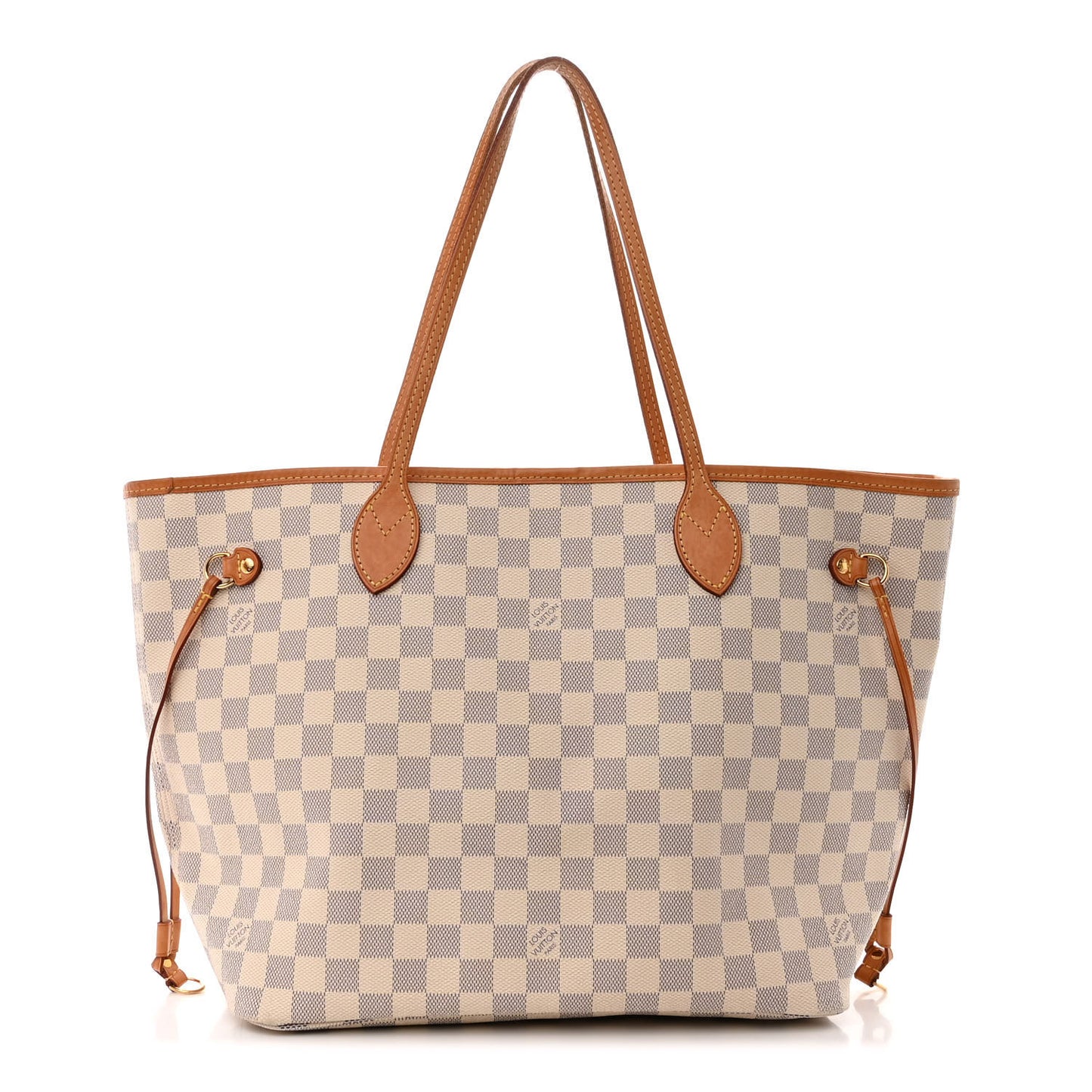 Damier Azur Neo Neverfull MM Rose Ballerine