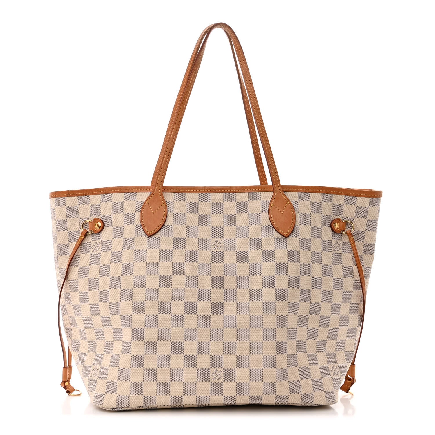 Louis Vuitton Damier Azur Neo Neverfull MM Rose Ballerine 1 of 16