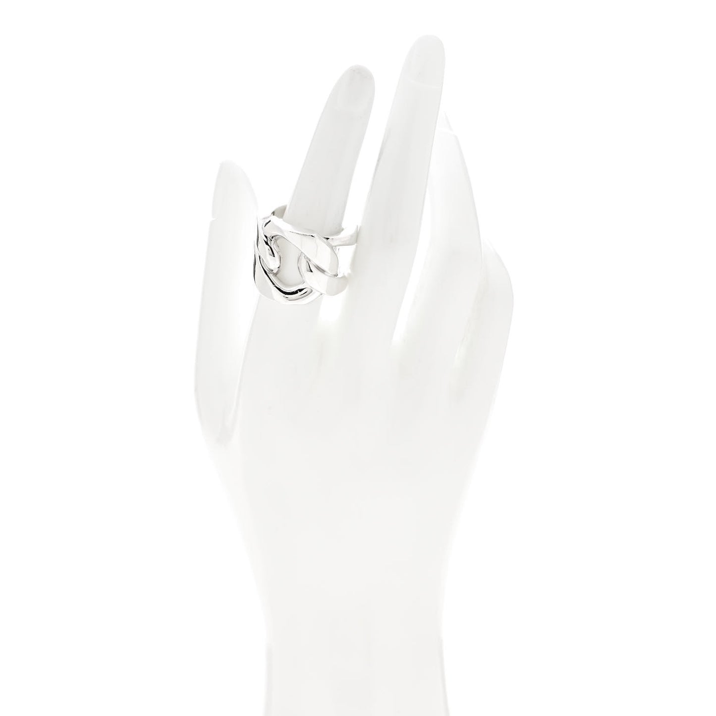 Sterling Silver GM Capture Link Ring 55 7.25