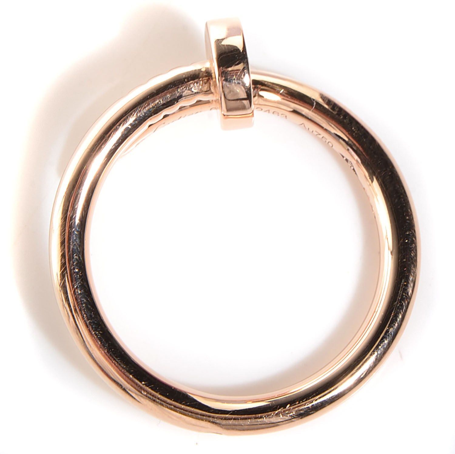 Cartier 18K Pink Gold Juste Un Clou Ring Size 60 US 9 6 of 7