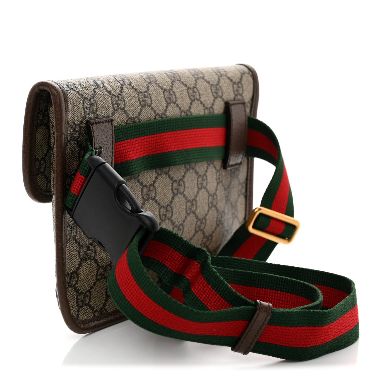 Gucci GG Supreme Monogram Neo Vintage Web Belt Bag Brown 3 of 10