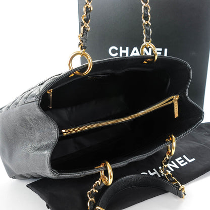 Chanel Caviar Grand Shopping Tote GST Black 5 of 7
