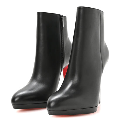 Christian Louboutin Calfskin Degrade Fannylove Alta 120 Booties 38.5 Black 4 of 8