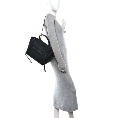 Celine Grained Calfskin Mini Belt Bag Black 2 of 10