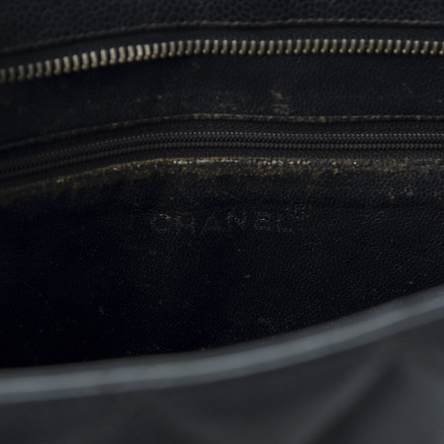 Caviar Quilted Medallion Tote Black