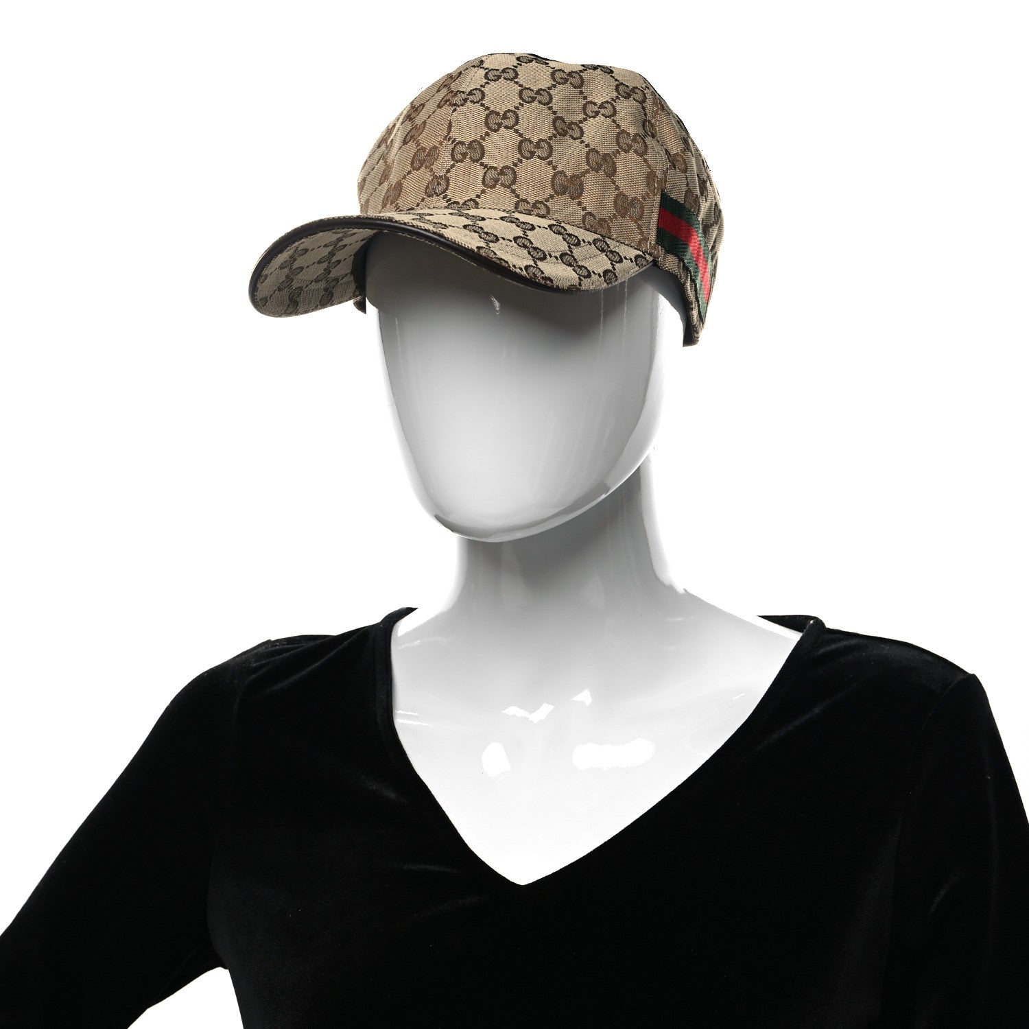 Gucci Monogram Web Baseball Hat L Beige Cocoa 2 of 9