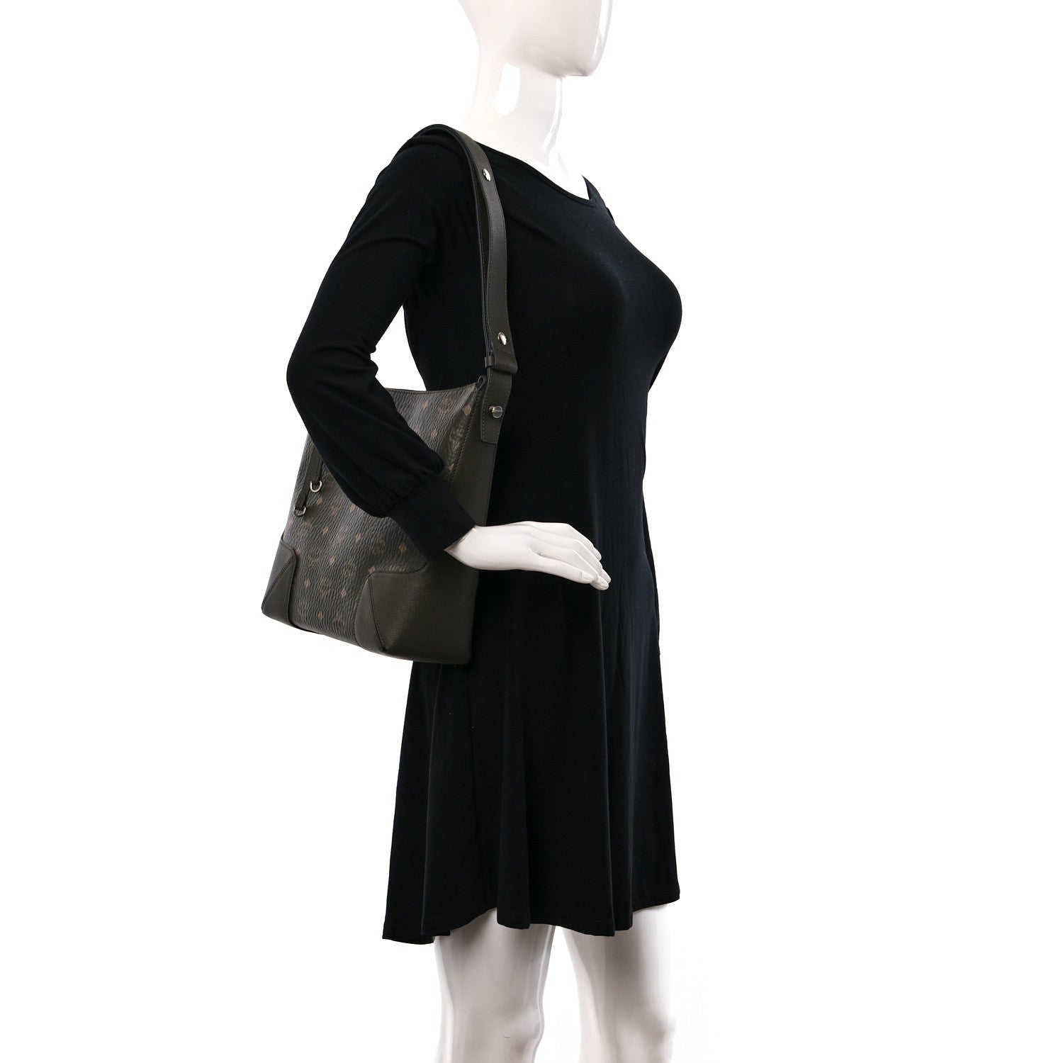 MCM Visetos Large Klara Hobo Sea Turtle 2 of 8