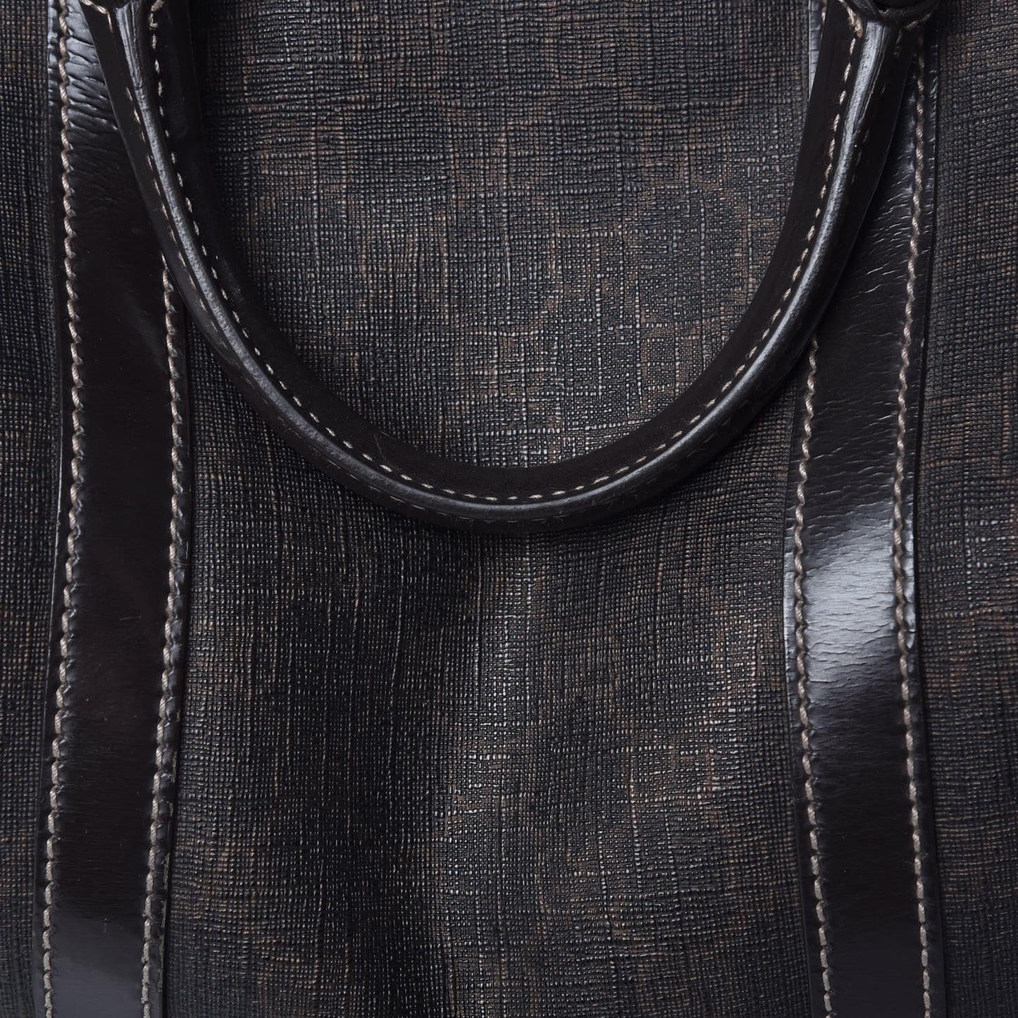 GG Supreme Monogram Medium Boston Dark Brown