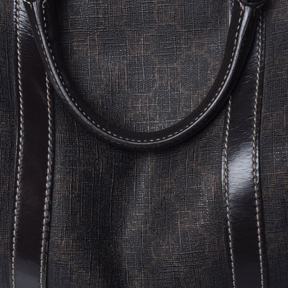 Gucci GG Supreme Monogram Medium Boston Dark Brown 10 of 20