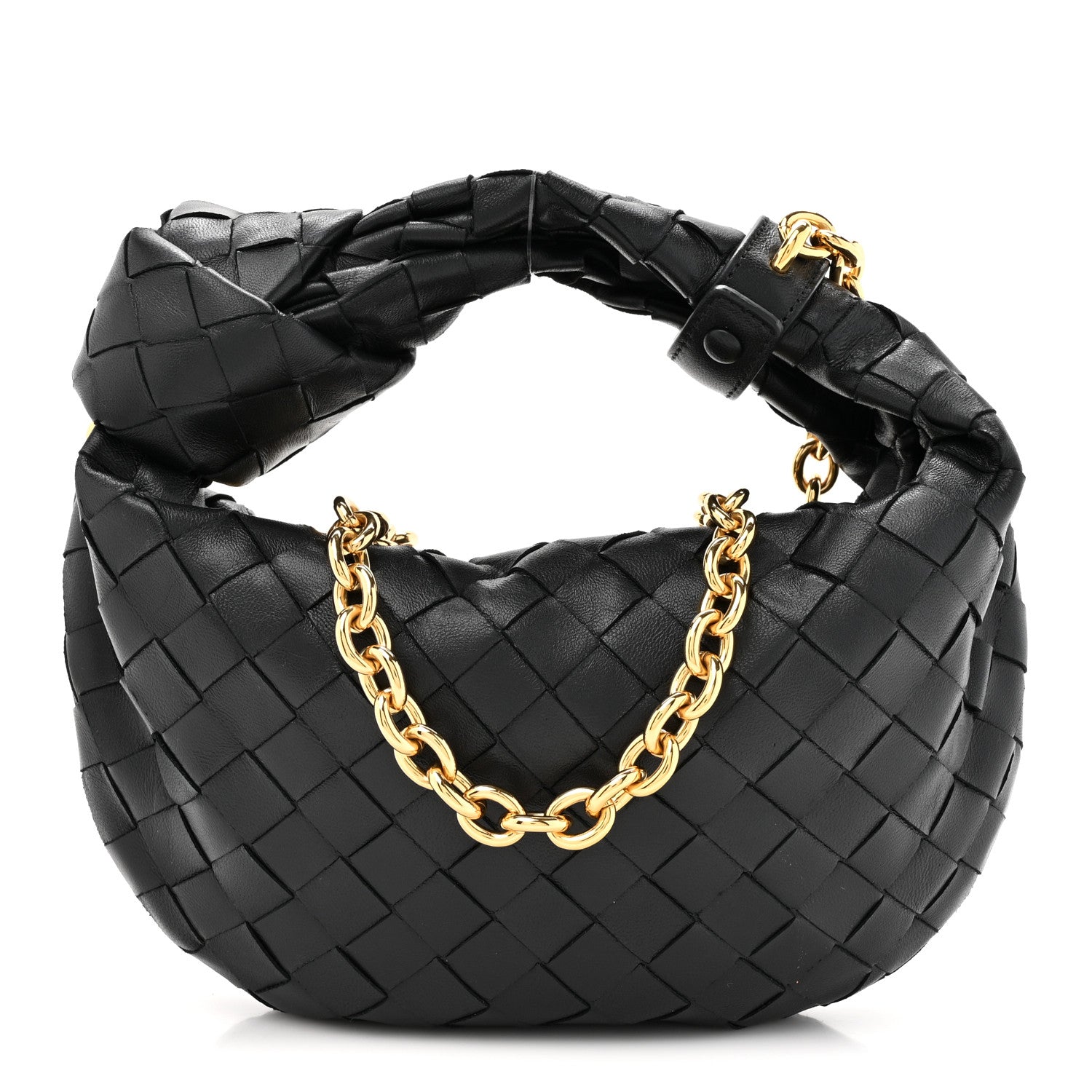 Bottega Veneta Nappa Intrecciato Mini Chain Jodie Black 1 of 10