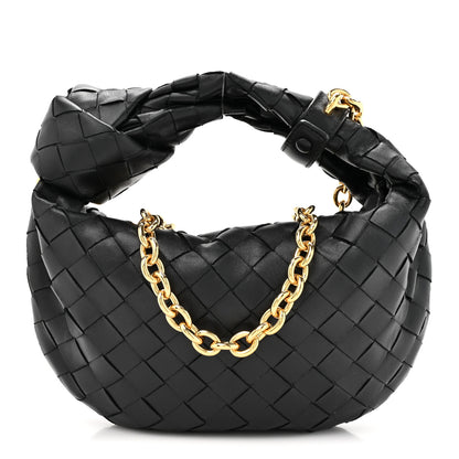 Bottega Veneta Nappa Intrecciato Mini Chain Jodie Black 1 of 10
