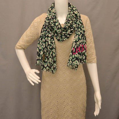 Louis Vuitton Cotton Leopard Pareo Blue Infini 3 of 5