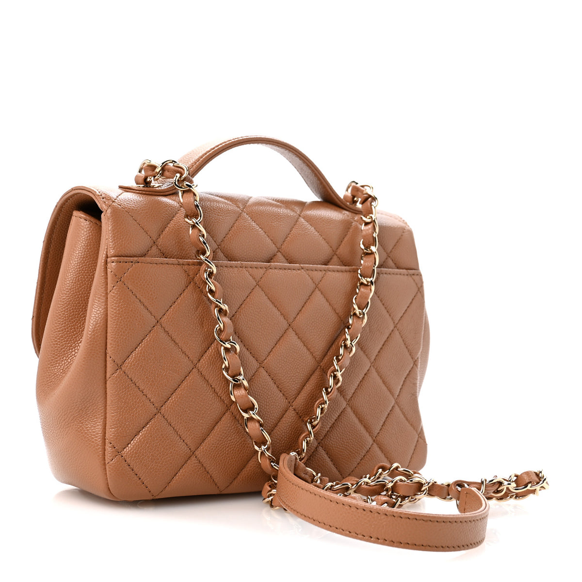 Chanel Caviar Quilted Medium Business Affinity Flap Brown 3 of 12