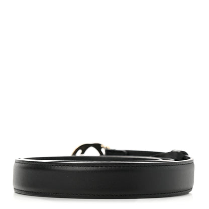 Gucci Moon Calfskin Interlocking G 25mm Belt 80 32 Black 2 of 5