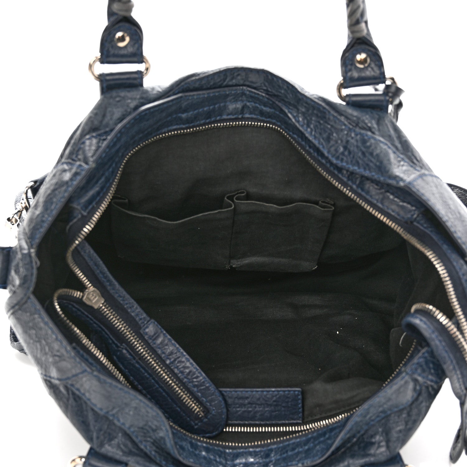 Balenciaga Agneau Giant 12 Silver Hardware City Bleu Obscur 5 of 10