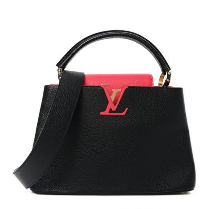 Louis Vuitton Taurillon Capucines PM Black Rose Berlingot 1 of 9