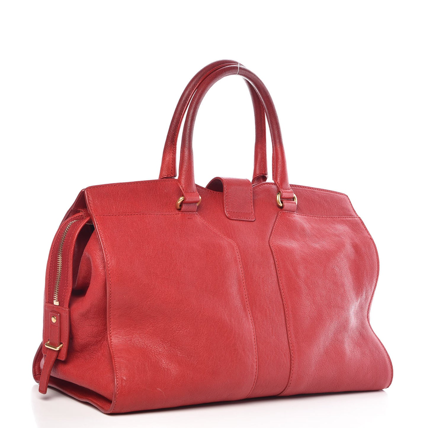 Sheepskin Medium Cabas ChYc Rouge Orient