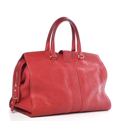 Saint Laurent Sheepskin Medium Cabas ChYc Rouge Orient 3 of 23