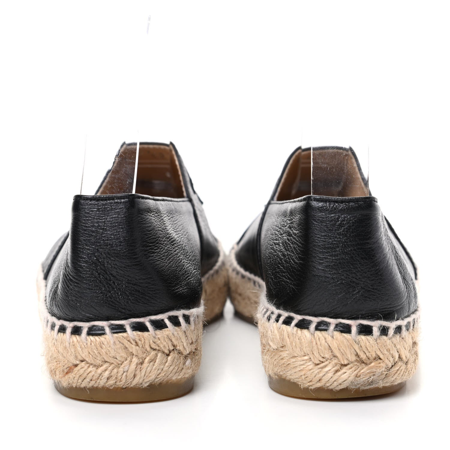 Chanel Lambskin CC Espadrilles 35 Black 7 of 11