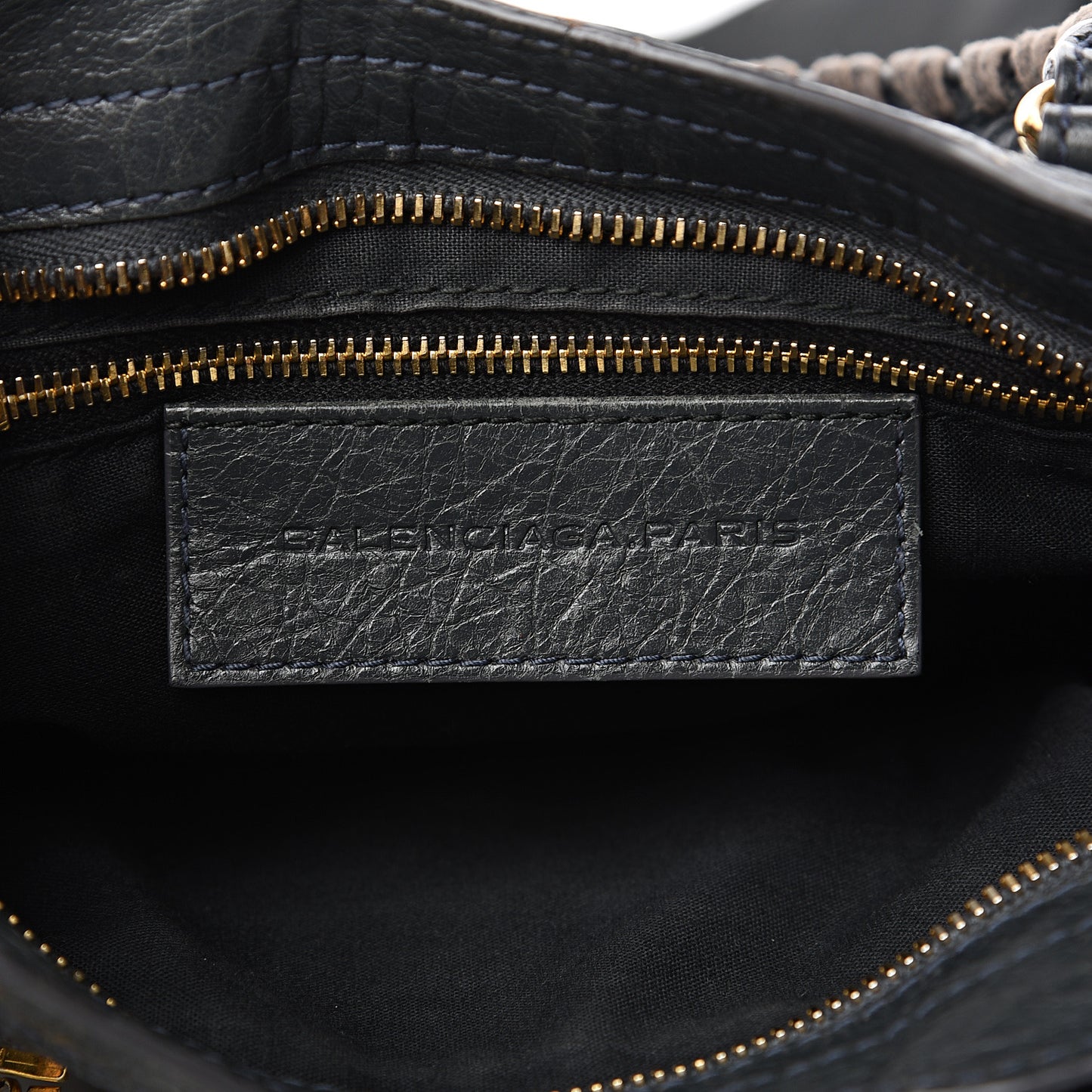 Agneau Giant 12 Gold Hardware Mini City Anthracite