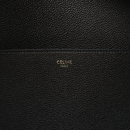 Celine Soft Grained Calfskin Sangle Bucket Bag Black 6 of 8