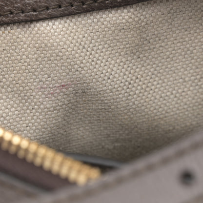 Gucci GG Supreme Monogram Textured Dollar Calfskin Small Ophidia Hobo Beige Ebony New Acero 10 of 11