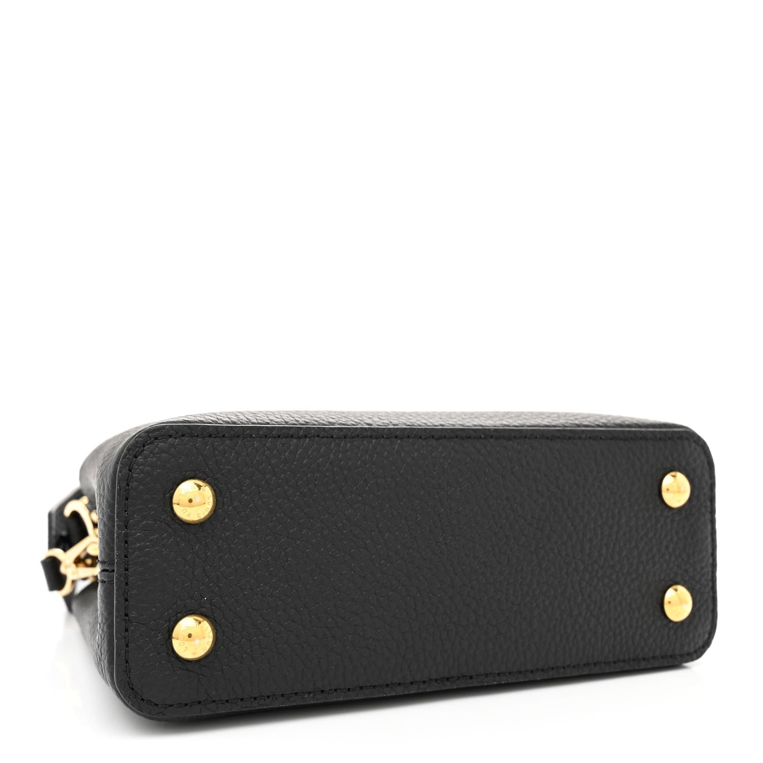 Louis Vuitton Taurillon Embellished Flower Crown Capucines Mini Black 4 of 10