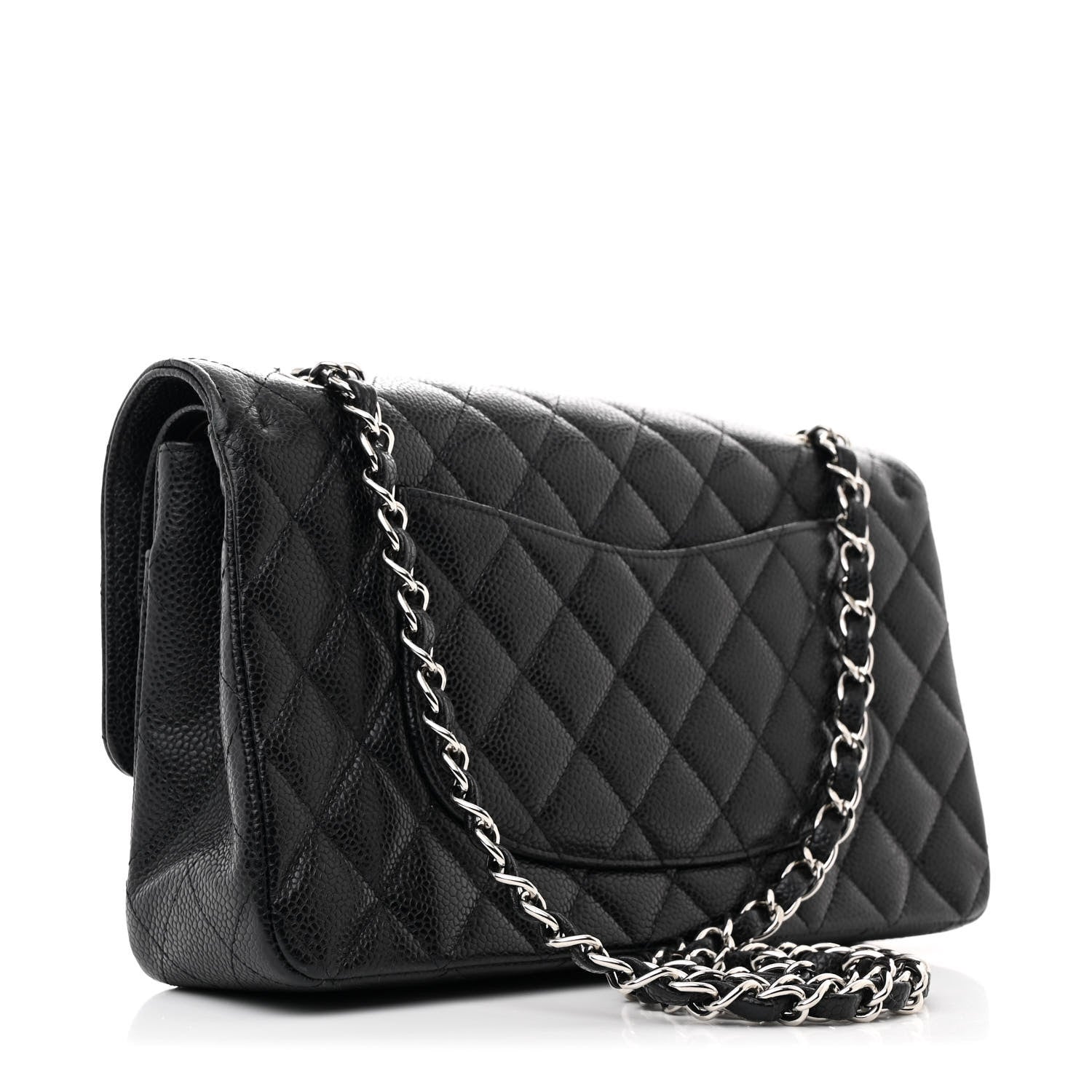 Chanel Caviar Quilted Medium Double Flap Black 3 of 11