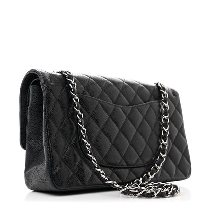 Chanel Caviar Quilted Medium Double Flap Black 3 of 11
