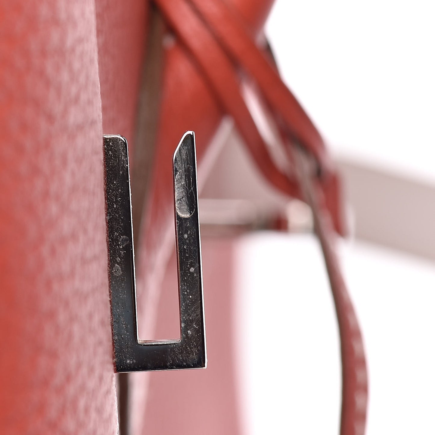 Togo Casaque Birkin 40 Sanguine White