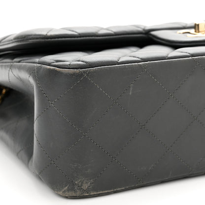 Chanel Caviar Quilted Jumbo Double Flap Dark Grey 11 of 16
