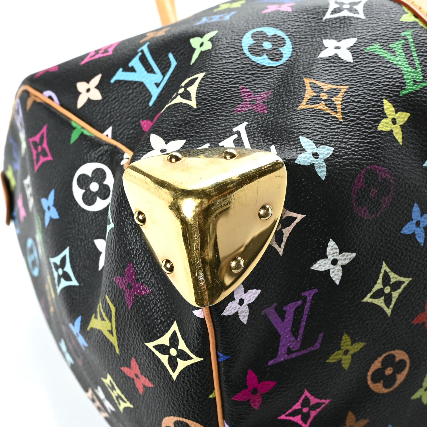 Louis Vuitton Monogram Multicolor Keepall 45 Black 7 of 12