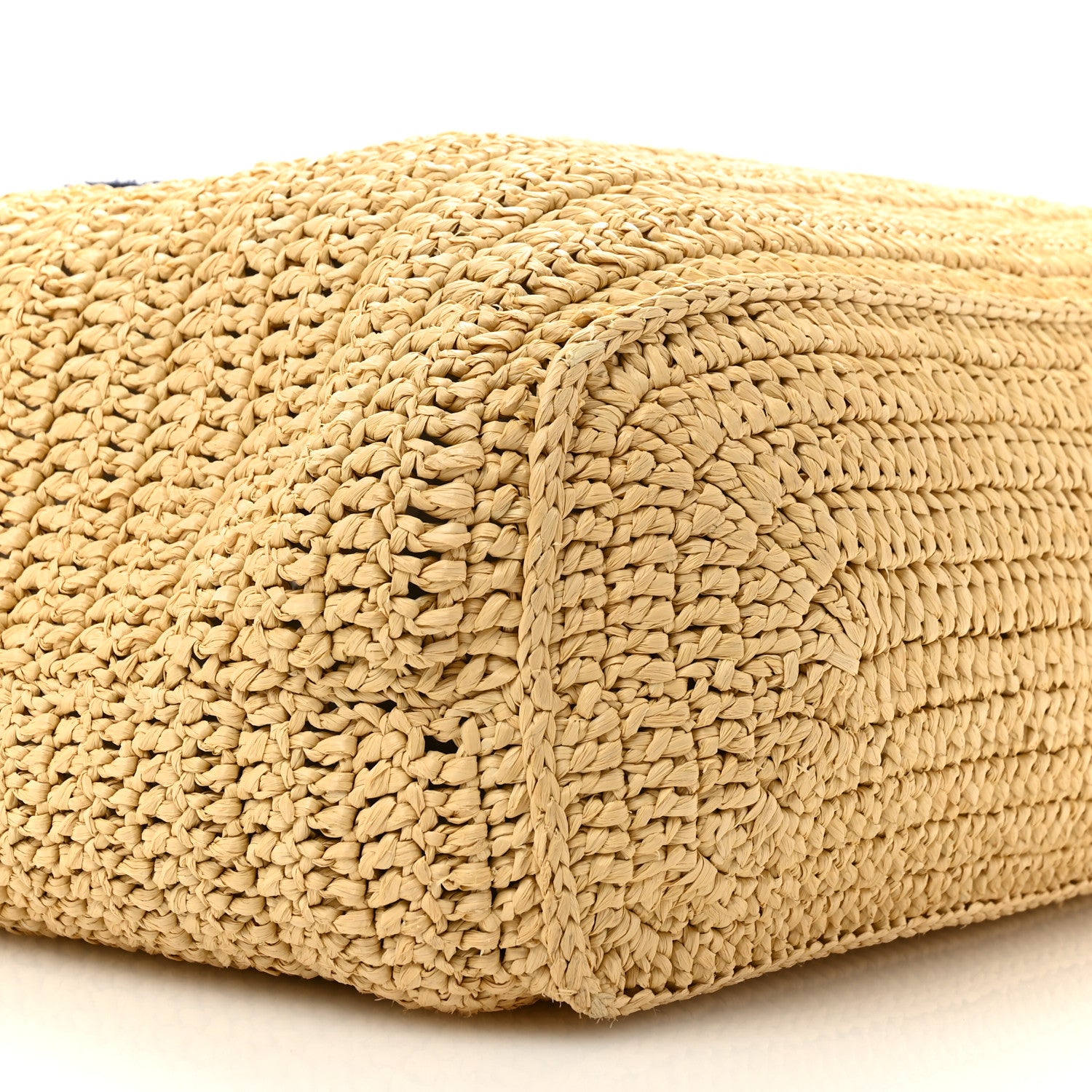 Saint Laurent Raffia Rive Gauche Tote Natural 9 of 12