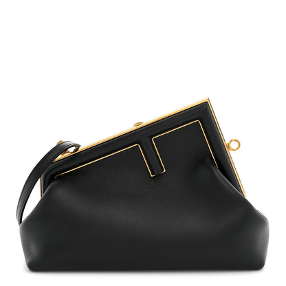 Fendi Shiny Nappa Small Fendi First Black 1 of 11