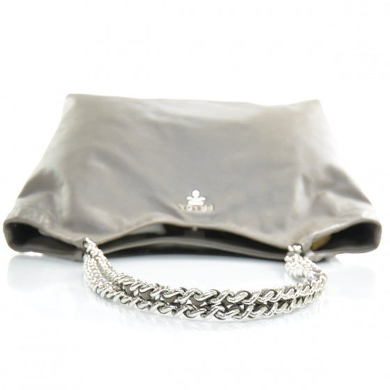 Prada Soft Calf Chain Tote Bambu 8 of 14