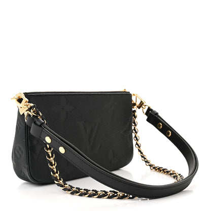 Louis Vuitton Empreinte Monogram Giant Multi Pochette Accessories Black 3 of 11