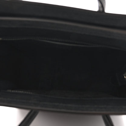 Celine Drummed Calfskin Nano Luggage Black 5 of 9