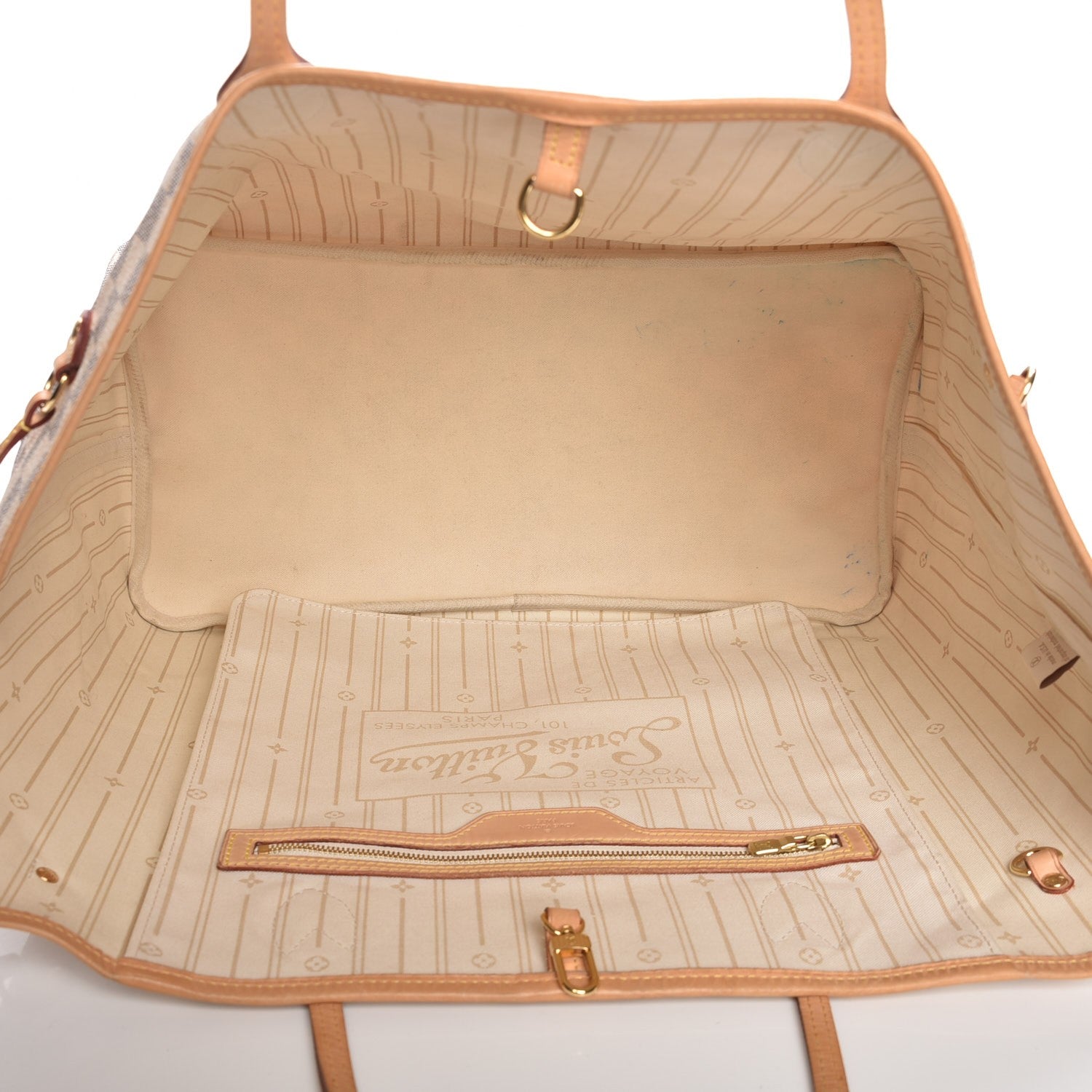 Louis Vuitton Damier Azur Neverfull GM 5 of 10