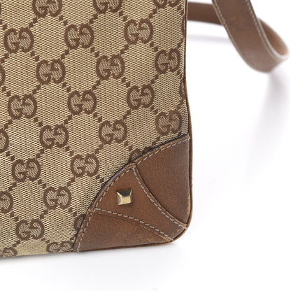 Gucci Monogram Studded Messenger Brown 16 of 19